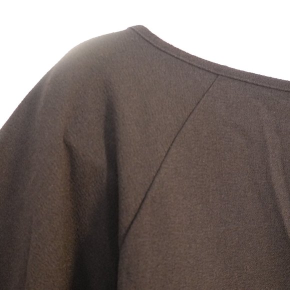 (NWT) Natori Solid Crepe Dress Black Kimono Midi Dress 2X - Picture 12 of 16